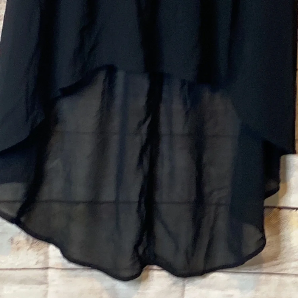 💜💜 Forever 21 Hi-Lo Lined Sheer Skirt Size M